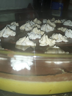 Una foto de Postre de vainillas y flan de dulce de leche!