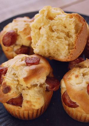 A picture of Vienna Sausage and Cream Cheese Muffins.