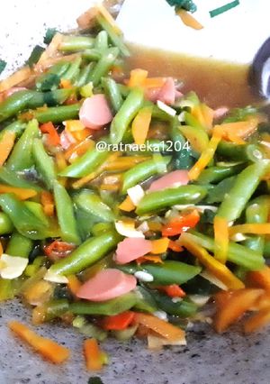 Foto resep Oseng buncis wortel