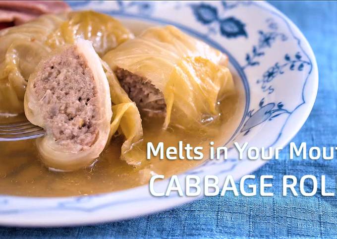 Melts in Your Mouth! CABBAGE ROLLS【Recipe Video】