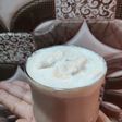 Cold coffee with ice cream