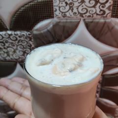 Cold coffee with ice cream A picture of Cold coffee with ice cream.