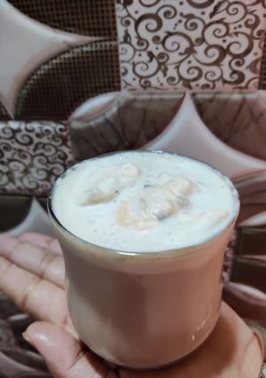 A picture of Cold coffee with ice cream.