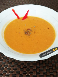 Una foto de Crema de zanahoria 🥕 😊😍
