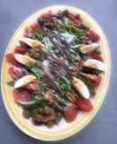 Ensalada completa para currantes (6) con anchoas,huevo y nueces