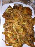 Pepper chicken Mai cabbage