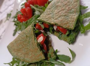 Foto di Piadina detox con spinacino e albume