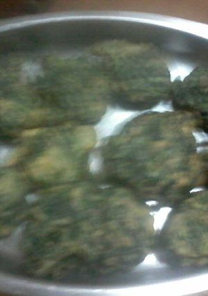 Una foto de Bunuelos de espinaca