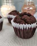 Muffins de avena y chocolate