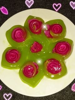 عکسی از دستور ژله بستنی ویترینی
