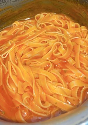 Foto de Talharim com molho de tomate