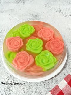 Foto resep Puding Kaca Mawar