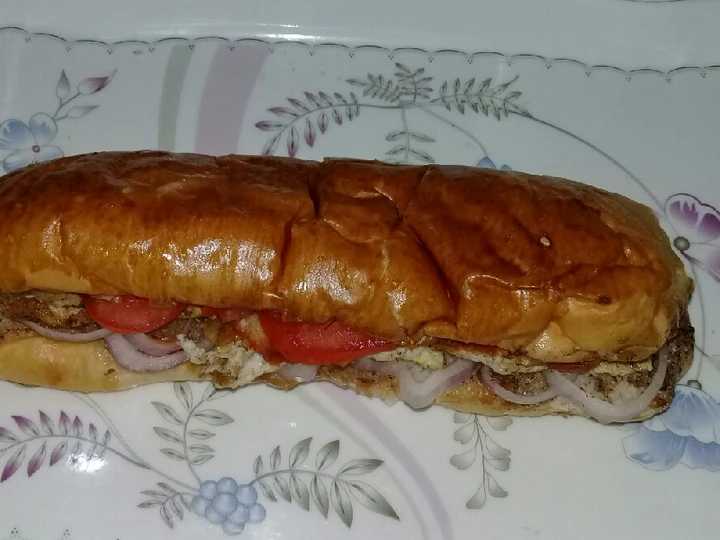 Easy Ways Make Recipes Jumbu egg burger the Delicious Really Delicious.