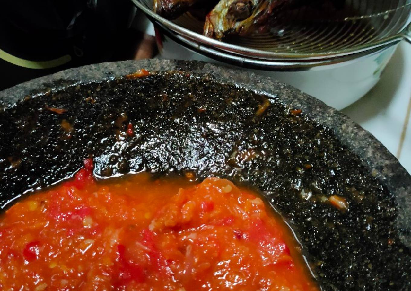 Ikan Layang Sambal Cobek Khas Sunda