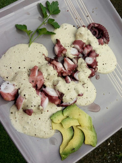 Una foto de Pulpo al olivo