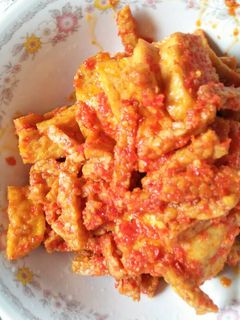 Foto resep Tahu tempe goreng sambal balado