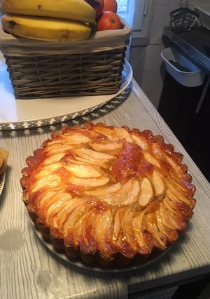 Une photo de Gâteau pomme mascarpone