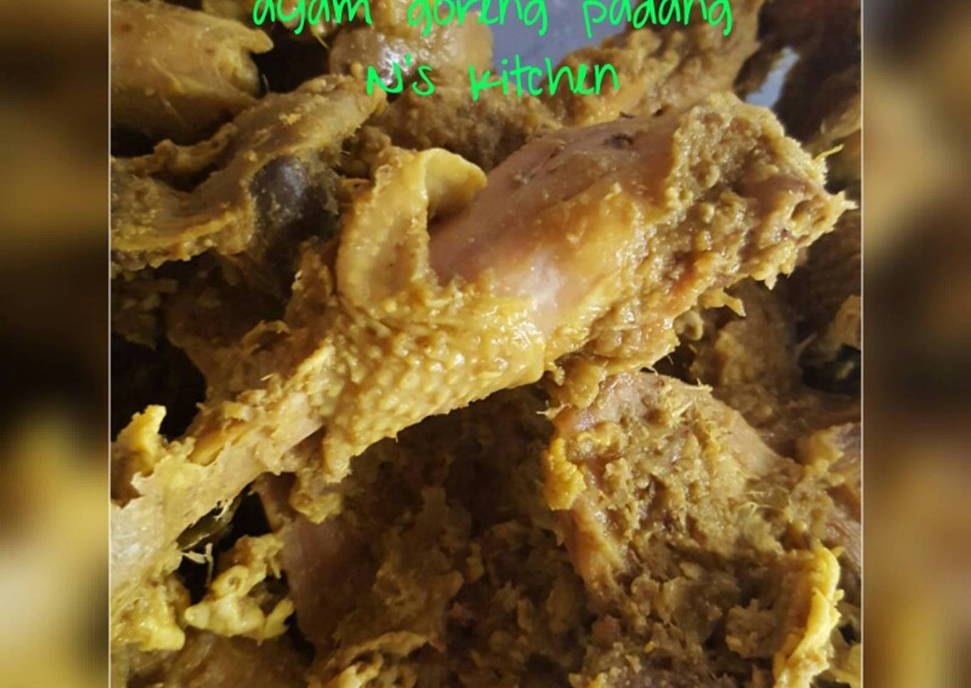 Ayam goreng padang