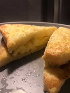 Foto resep Makanan AnakRoti Susu Lapis Telur Orak Arik