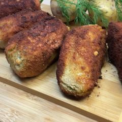 A picture of Homemade crispy potato croquettes recipe.