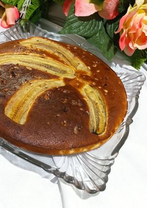 عکسی از دستور کیک موزی