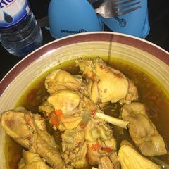 Chicken peppersoup A picture of Chicken peppersoup.