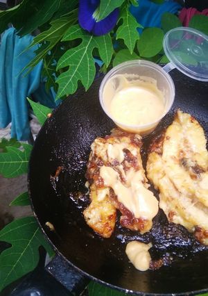 Foto resep Pisang Bakar Saos Susu Kedelai