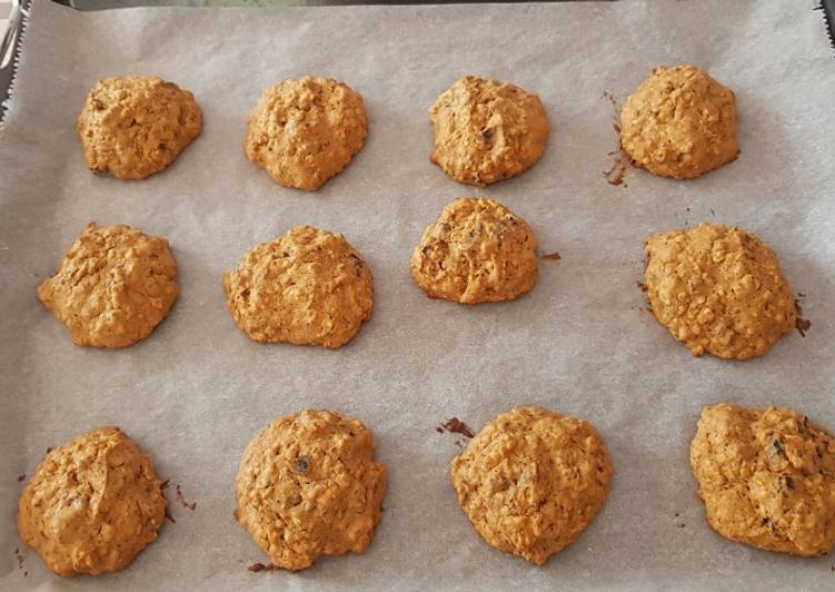 Comment Faire Des Cookie aux flocons d&#39;avoine et pruneaux