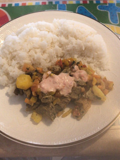 Una foto de Carne salteada con vegetales