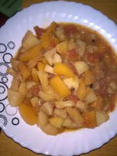 A picture of Pumpkins and Potatoes.