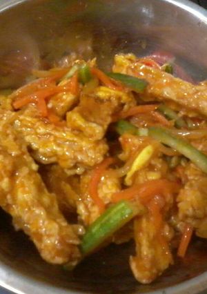 Foto resep Tempe Asam Manis