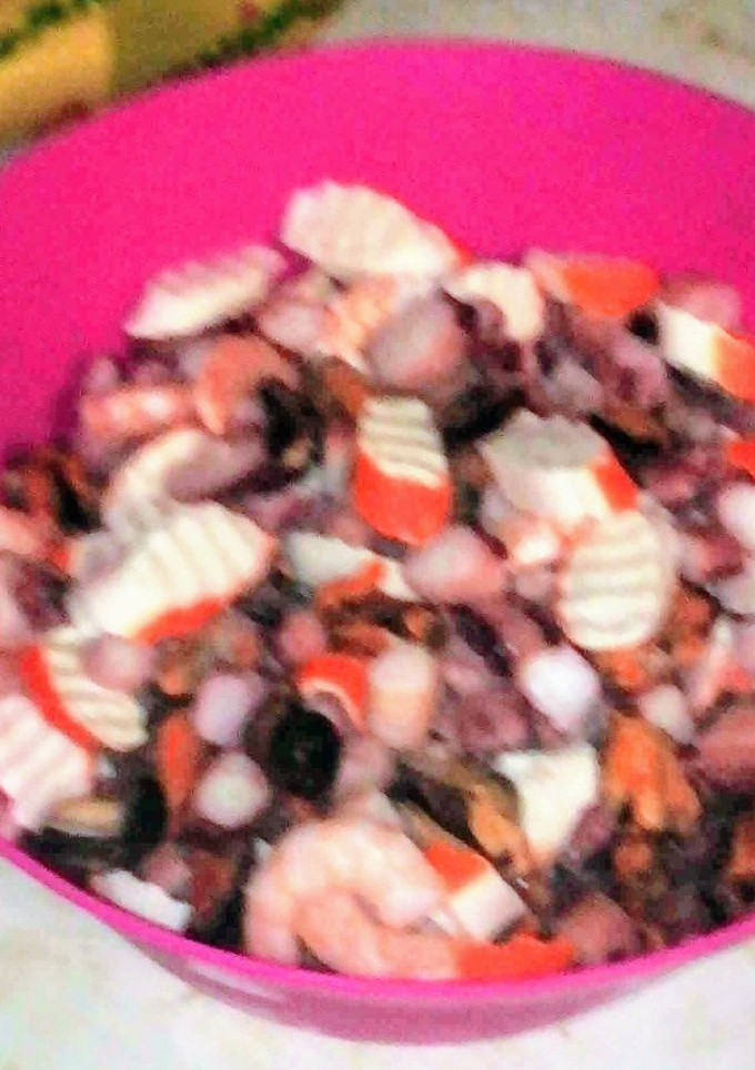 Una foto de Salpicón de marisco y pulpo