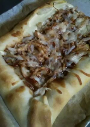 A picture of Stuffed Crust Barbecue Chicken Pizza (EASY).