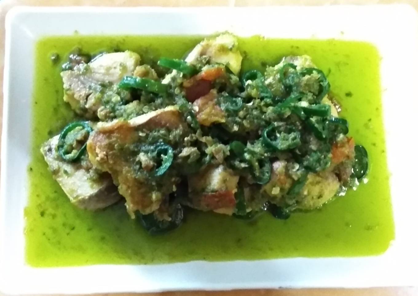 Ikan Cucut Sambel Ijo