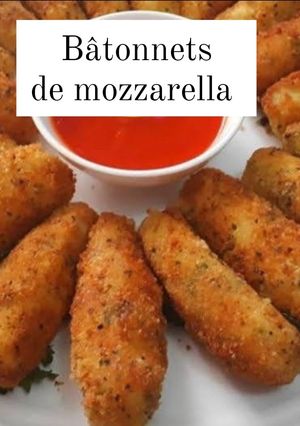 Une photo de Bâtonnets de mozzarella 🧀