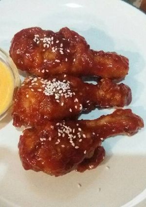 Foto resep Resep Ayam Richeese Fire Wings + Saus Keju
