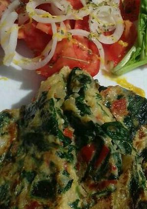 Una foto de Tortilla de Espinaca