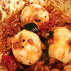 A picture of Spicy Masala Egg Fry.