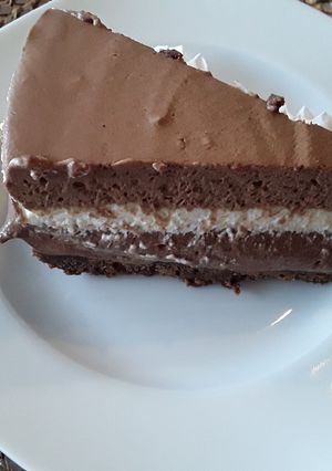 Mousse torta - sütés nélkül, zselatin mentesen recept fotója
