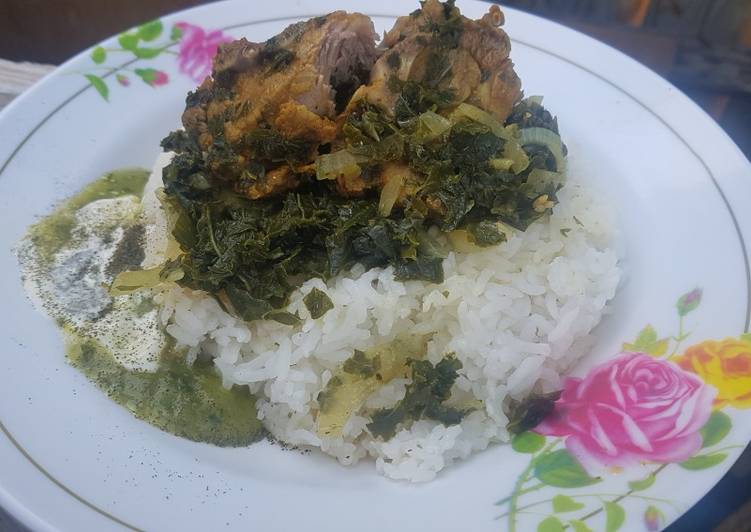 Simple Way to Make Any-night-of-the-week Simple Kale and lamb stew