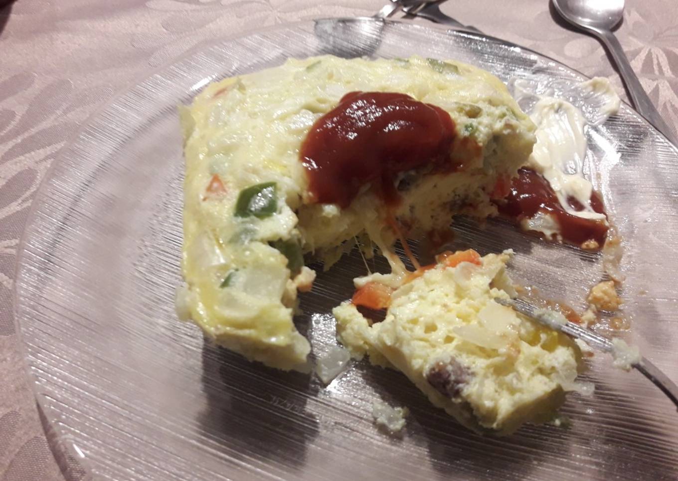 Telor kukus mozarela (sehat)