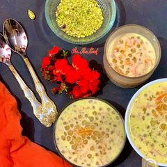 A picture of Tapioca carrot kheer.