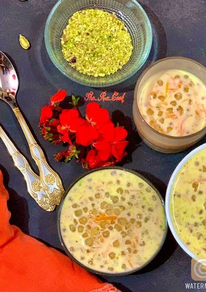 A picture of Tapioca carrot kheer.