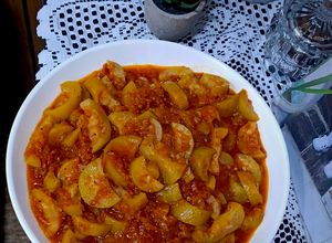 صورة لوصفة يقطين بالبندورة