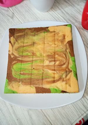 Foto resep Bolu loreng putih telur