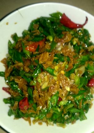 Foto resep #Tumis kacang panjang rebon#