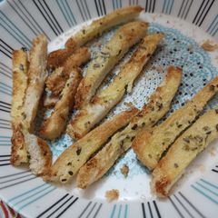 A picture of Bread Sticks.