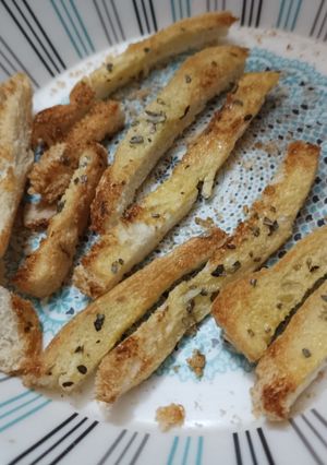 A picture of Bread Sticks.