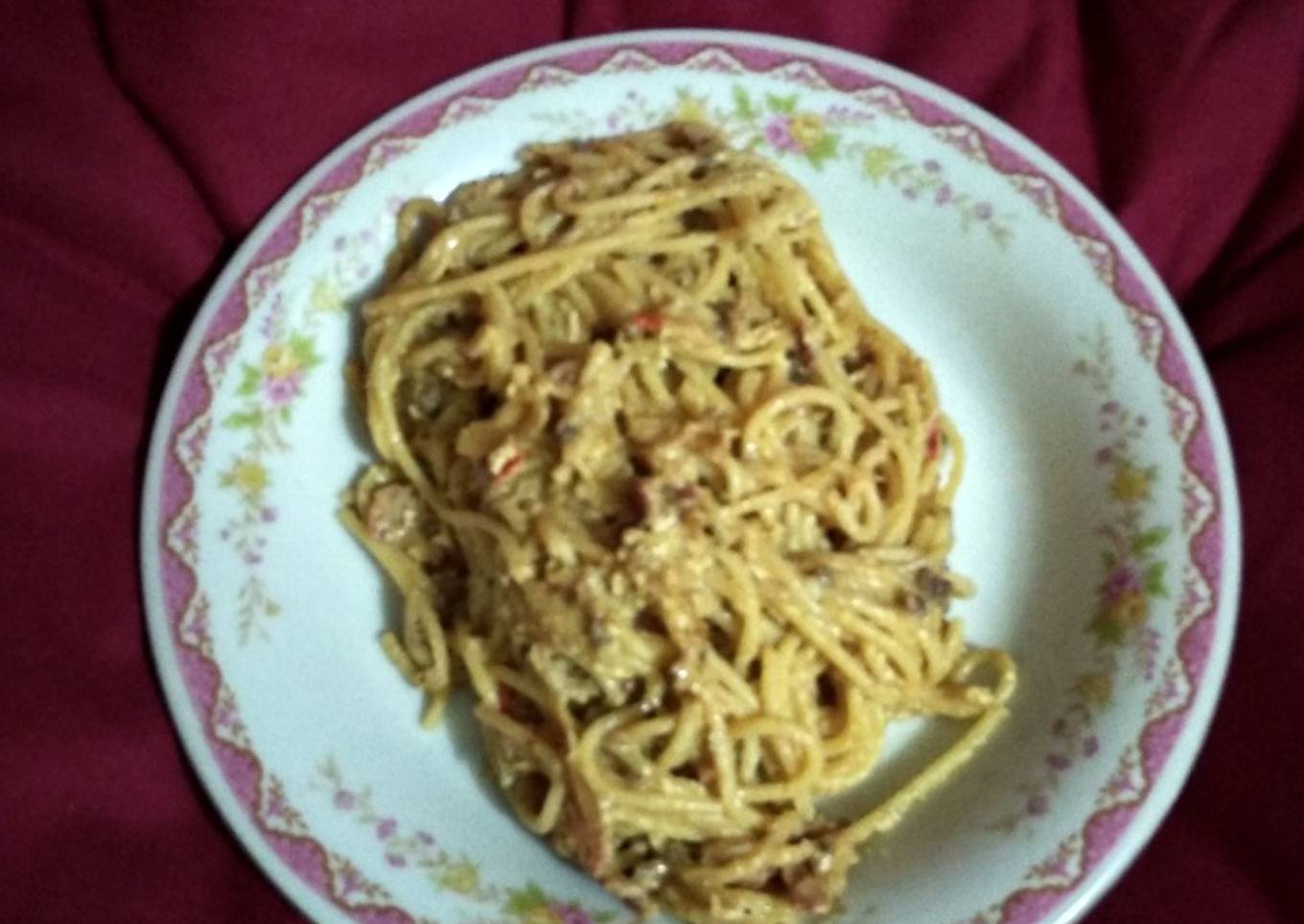 Spaghetti jelang Cap Go Meh
