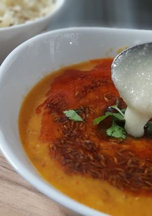 A picture of Dal Tadka.